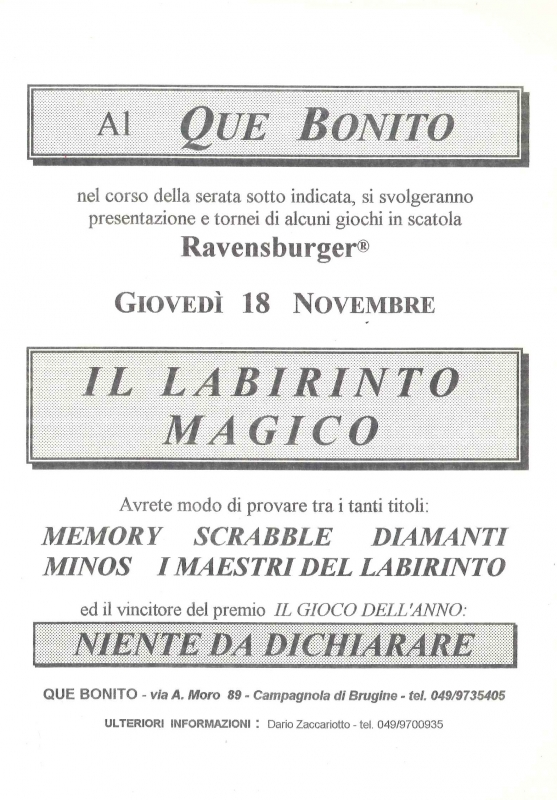 1993-11-18 - Que Bonito - Il labirinto magico.jpg
